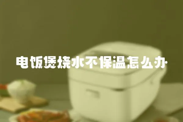 电饭煲烧水不保温怎么办