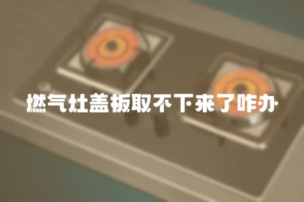 燃氣灶蓋板取不下來了咋辦