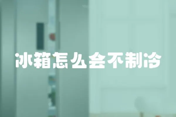 冰箱怎么會不制冷
