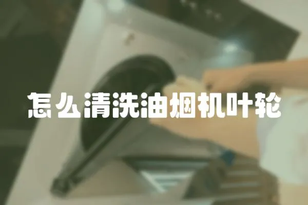 怎么清洗油煙機葉輪