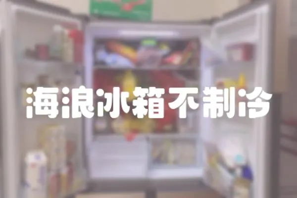 海浪冰箱不制冷