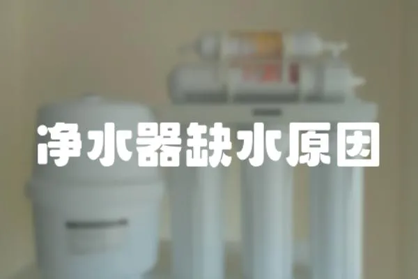 凈水器缺水原因