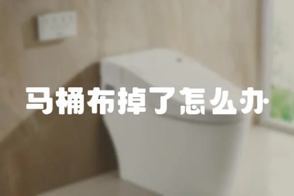 馬桶布掉了怎么辦