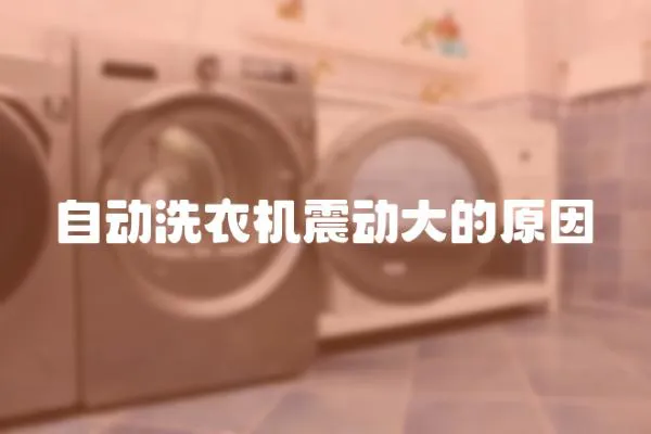 自動洗衣機震動大的原因