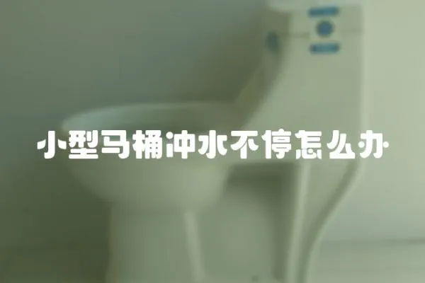 小型馬桶沖水不停怎么辦