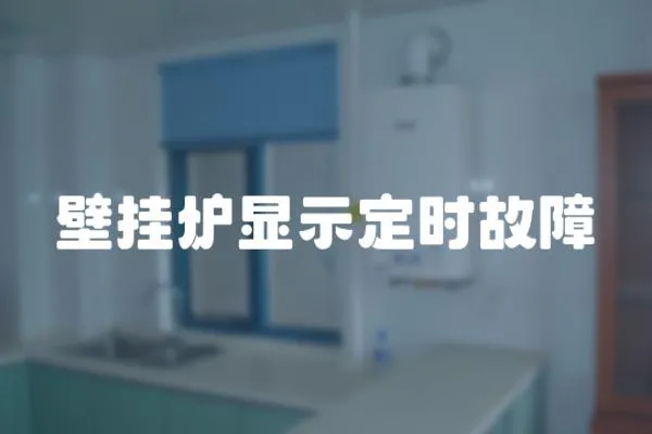 壁掛爐顯示定時故障