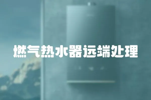 燃氣熱水器遠端處理