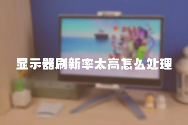 顯示器刷新率太高怎么處理