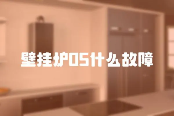 壁掛爐05什么故障