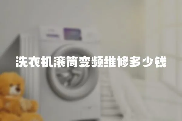 洗衣機滾筒變頻維修多少錢