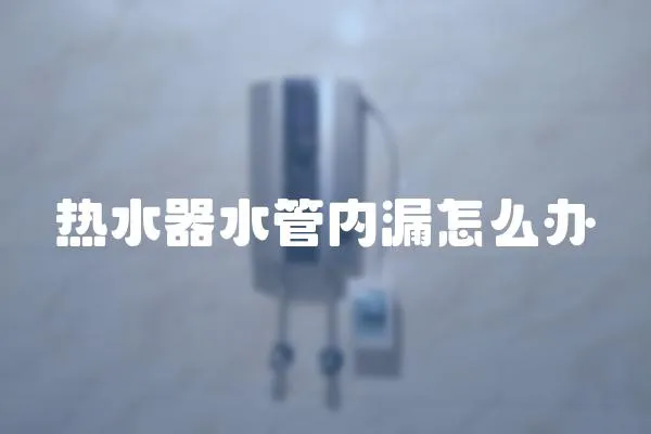 熱水器水管內漏怎么辦