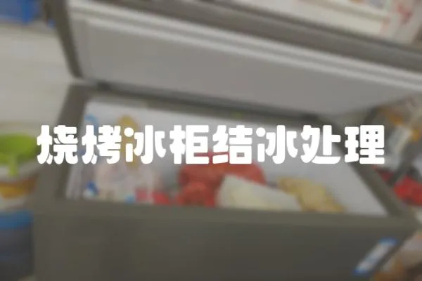 燒烤冰柜結(jié)冰處理