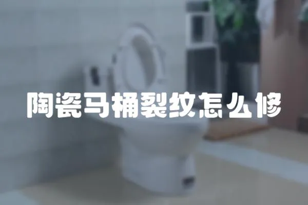 陶瓷馬桶裂紋怎么修