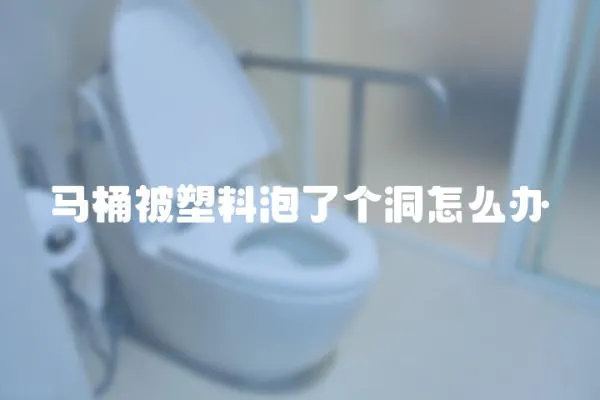 馬桶被塑料泡了個洞怎么辦