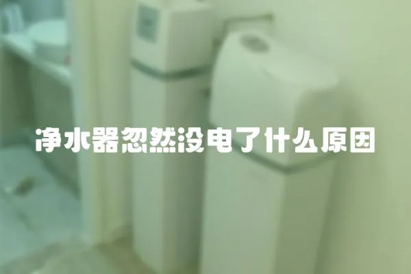凈水器忽然沒電了什么原因