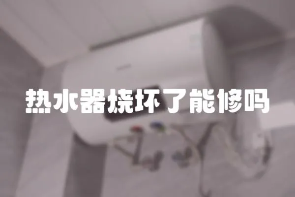 熱水器燒壞了能修嗎