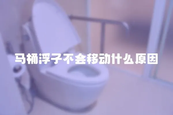馬桶浮子不會移動什么原因