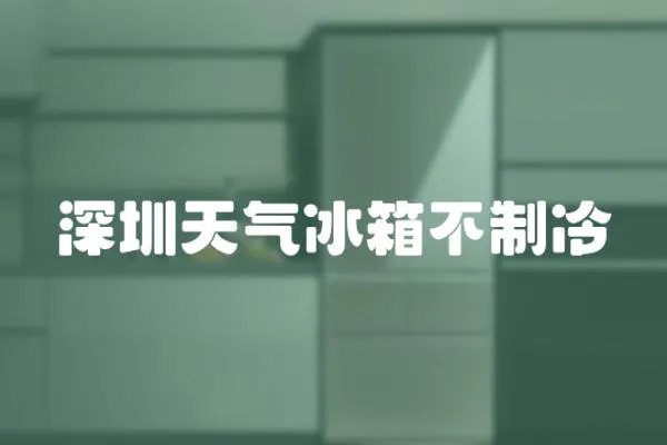 深圳天氣冰箱不制冷