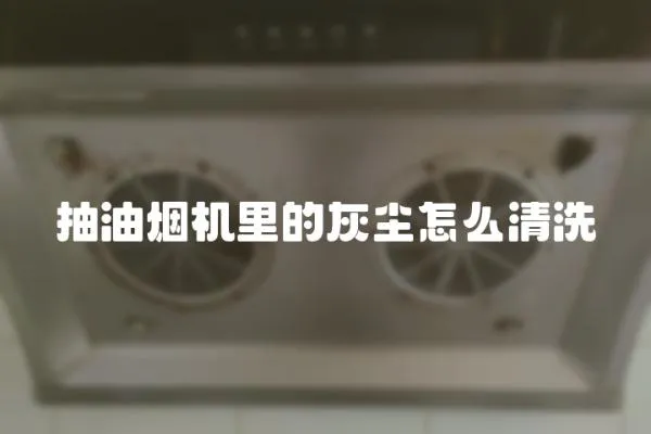 抽油煙機里的灰塵怎么清洗