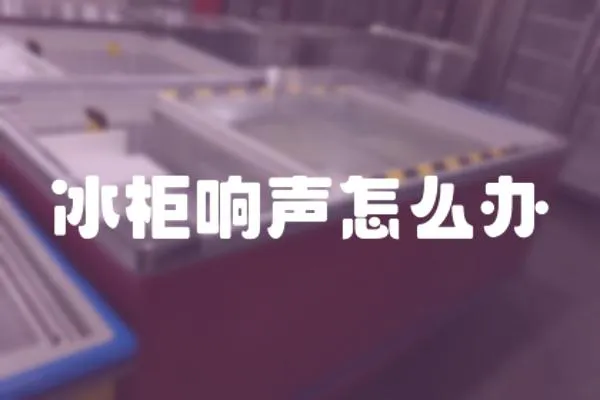 冰柜響聲怎么辦
