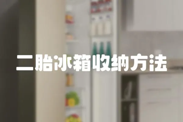 二胎冰箱收納方法