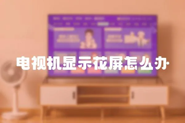 電視機(jī)顯示花屏怎么辦