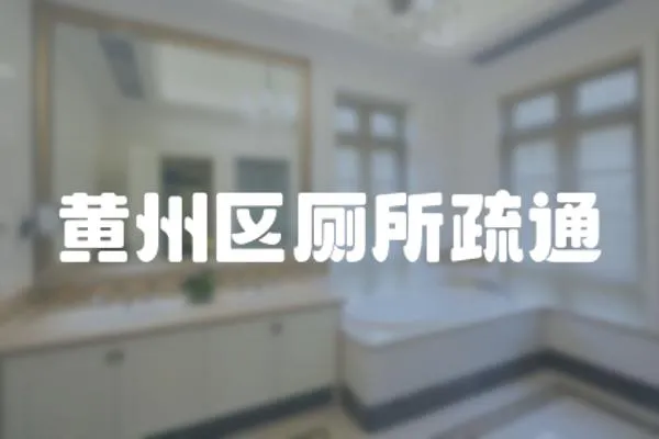 黃州區(qū)廁所疏通