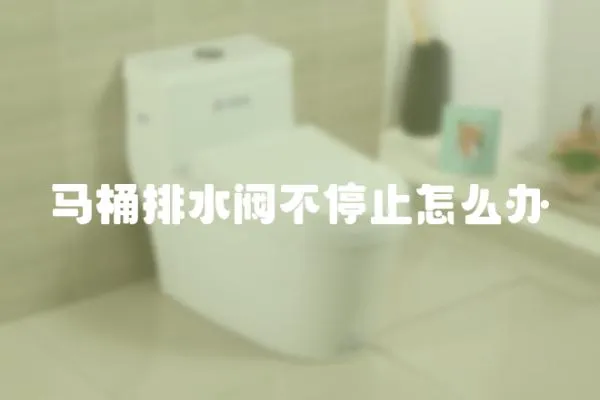 馬桶排水閥不停止怎么辦