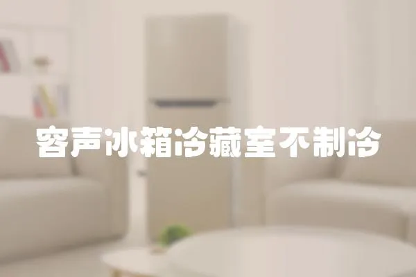 容聲冰箱冷藏室不制冷