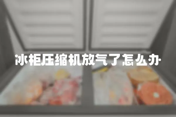 冰柜壓縮機放氣了怎么辦