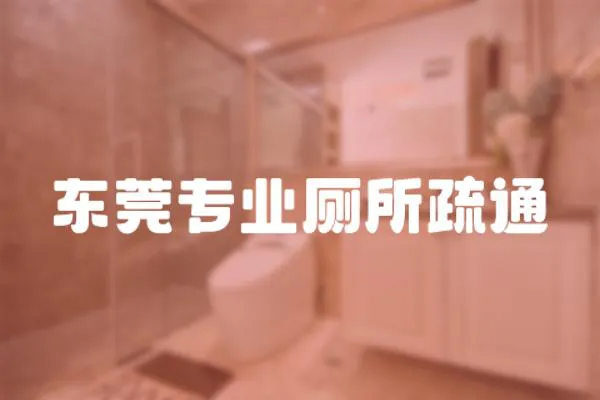 東莞專(zhuān)業(yè)廁所疏通