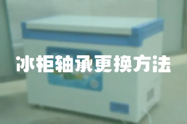 冰柜軸承更換方法