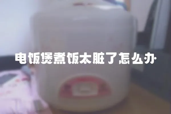 電飯煲煮飯太臟了怎么辦