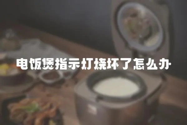 電飯煲指示燈燒壞了怎么辦