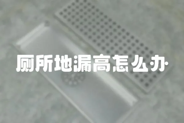 廁所地漏高怎么辦