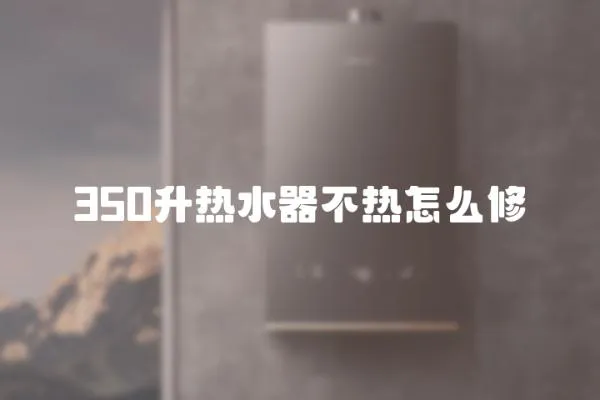 350升熱水器不熱怎么修