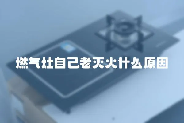 燃氣灶自己老滅火什么原因
