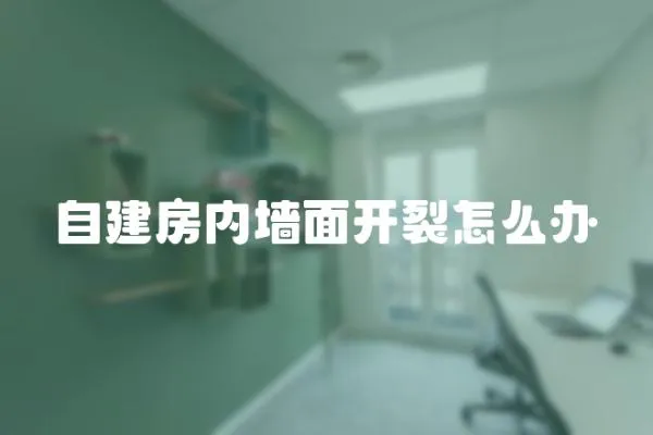 自建房內墻面開裂怎么辦