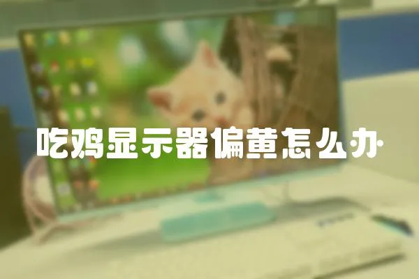 吃雞顯示器偏黃怎么辦