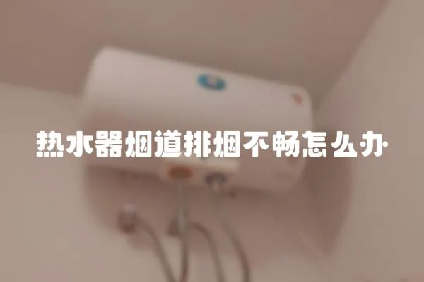 熱水器煙道排煙不暢怎么辦