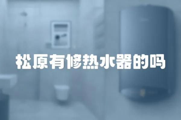 松原有修熱水器的嗎
