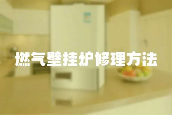 燃?xì)獗趻鞝t修理方法