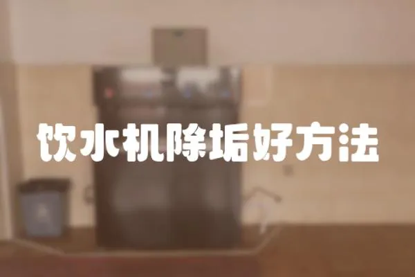 飲水機除垢好方法