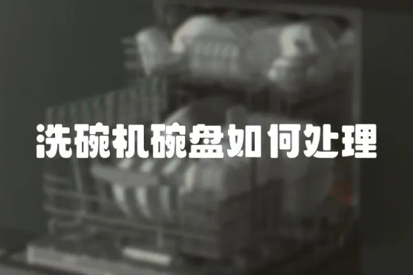 洗碗機碗盤如何處理