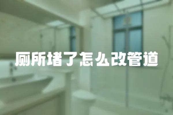 廁所堵了怎么改管道