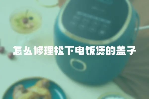 怎么修理松下電飯煲的蓋子