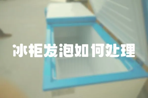 冰柜發泡如何處理