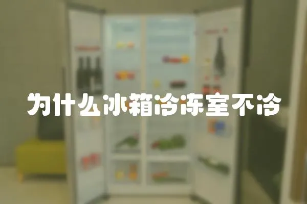為什么冰箱冷凍室不冷