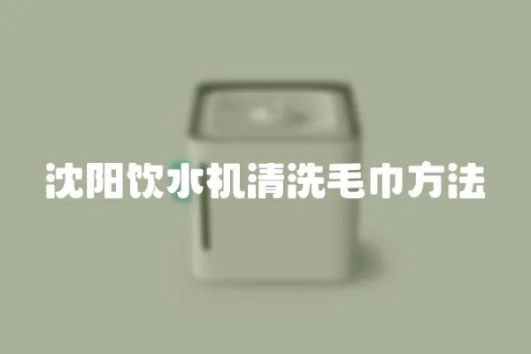 沈陽飲水機(jī)清洗毛巾方法