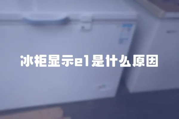 冰柜顯示e1是什么原因